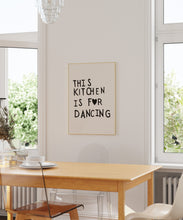 Aesthetic Kitchen Decor Cute Dance Art Black Kitchen Wall Art Print Minimalist Heart Print Trendy Kitchen Poster  Wall Art 1 Print 1498640968