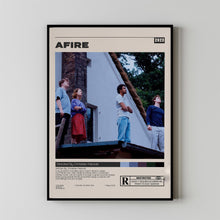 Afire Movie Poster, Christian Petzold, Retro Movie Minimalist Movie Poster, Vintage Retro Art