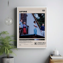 Afire Movie Poster, Christian Petzold, Retro Movie Minimalist Movie Poster, Vintage Retro Art