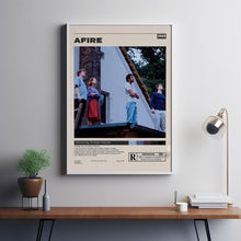 Afire Movie Poster, Christian Petzold, Retro Movie Minimalist Movie Poster, Vintage Retro Art