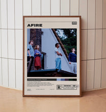 Afire Movie Poster, Christian Petzold, Retro Movie Minimalist Movie Poster, Vintage Retro Art