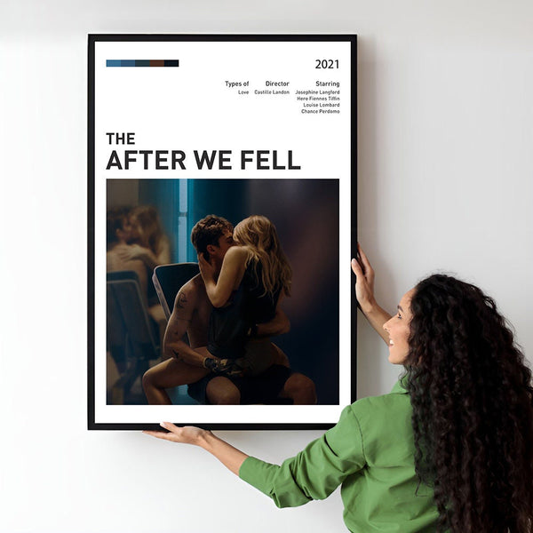 After We Fell Movie Poster  Minimalist  Midcentury Poster  Wall Art Print  Retro Movie Poster 1729421990