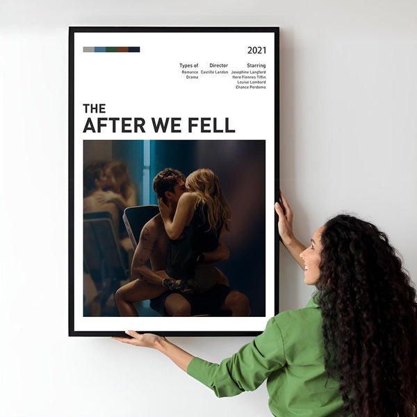 After We Fell Movie Poster  Minimalist  Midcentury Poster  Wall Art Print  Retro Movie Poster 1751064773