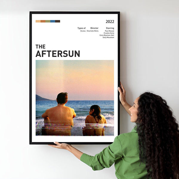 Aftersun Movie Poster  Minimalist  Midcentury Poster  Wall Art Print  Retro Movie Poster 1766624597