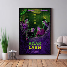 Agak Laen Movie Poster - Room Decor Wall Art - Canvas Fabric Print - Poster Gift 1615794060