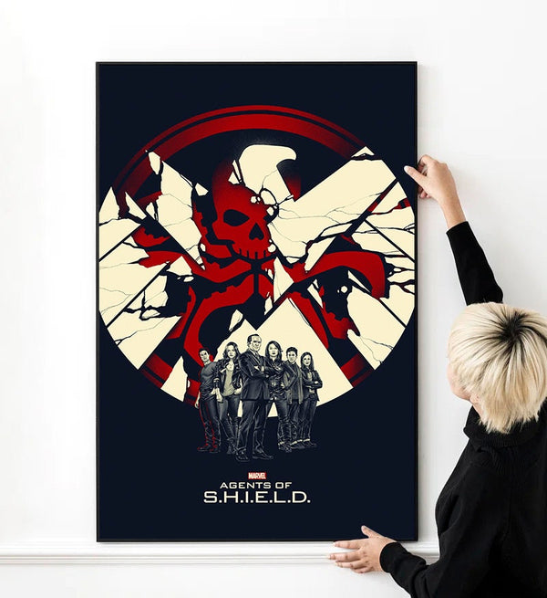 Agents Of Shield S.H.I.E.L.D. tv series poster High Quality Print Photo Wall Art Canvas Cloth Multi size 1636095403