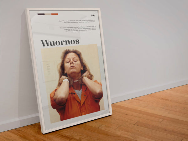 Aileen Wuornos Poster Wall Art Quote Mugshot Serial Killer True Crime Sandra Kretsch  Poster  Art Gift 1564438357