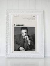 Albert Camus Quote Poster Wall Art Vintage Portait The Stranger Plague Novelist political activist Poster  Art Gift 1564406361