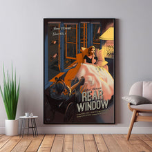 Alfred Hitchcock's Rear Window Movie Poster, Room Decor, Home Decor, Art Poster for Gift 1626794642