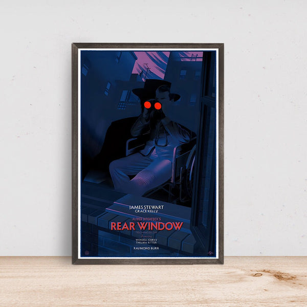 Alfred hitchcock's rear window v2 Movie Poster, Room Decor, Home Decor, Art Poster for Gift 1656404594