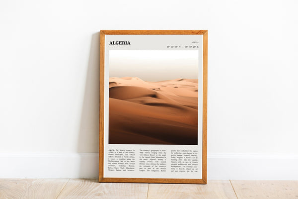Algeria Wall Art North Africa Poster Poster Algeria Algiers  Black White Poster  Poster  Art Gift 1702020297