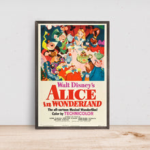 Alice In Wonderland Movie Poster, Room Decor, Home Decor, Art Poster for Gift 1587352944