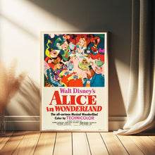 Alice In Wonderland Movie Poster, Room Decor, Home Decor, Art Poster for Gift 1587352944