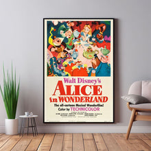 Alice In Wonderland Movie Poster, Room Decor, Home Decor, Art Poster for Gift 1587352944
