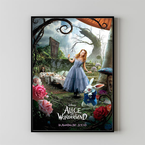 Alice in Wonderland Movie Poster 2023 FilmRoom Decor Wall ArtPoster GiftCanvas prints 2