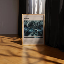 Alien Movie Poster, Xenomorph Space Wall Art, Minimalist Wall Decor, Framed Options, 1979 Movie Print, Gift for Film Lovers 1761786681