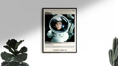 Alien Poster  Ridley Scott, Minimalist Movie Poster, Vintage Retro Art Print, Custom Poster, Wall Art Print, Home Decor 1242806971