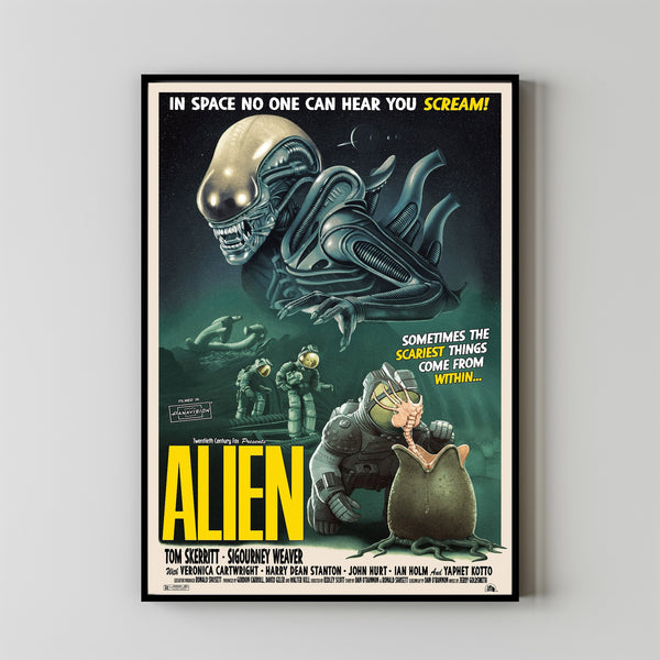 Alien (1979) Poster Art Print Movie Posters Gift for Movie lovers 2