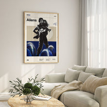 Aliens Movie Poster  Minimalist  Midcentury Poster  Wall Art Print  Retro Movie Poster 1730460673