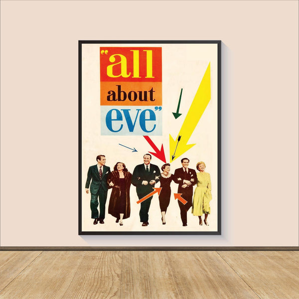 All About Eve (1950) Movie Poster Print, Canvas Wall Art, Room Decor, Personalized gift, Gifts for HimHer, Wall Art Print 1554952592