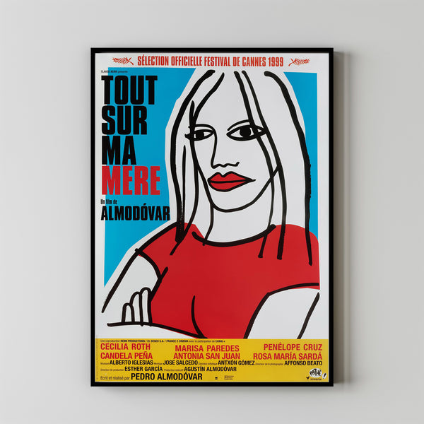 All About My Mother Movie Poster Print, Canvas Wall Art, Room Decor, Movie Art