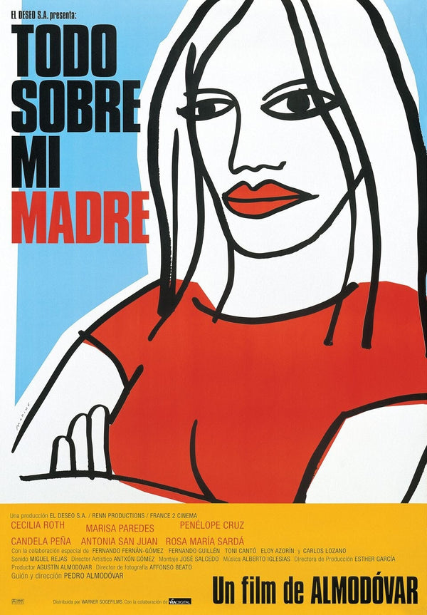 All About my Mother - Todo sobre mi Madre by Pedro Almodovar Alternative Film Movie Print Wall Art Poster 1578830397
