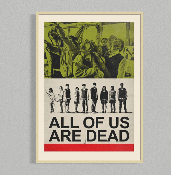 All Of Us Are Dead Mid Century Movie Poster  Film Posters  Minimalist Movie Poster    Wall Art Poster 1299041425