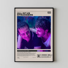 All of Us Strangers, Andrew Haigh, Minimalist Movie Poster, Vintage Retro Art