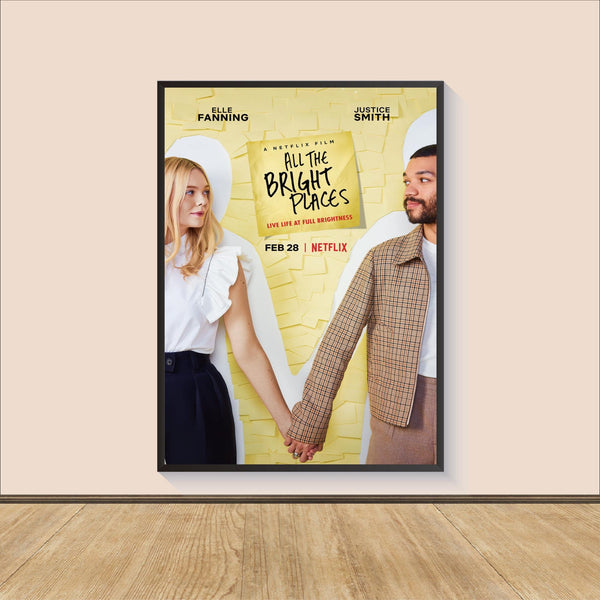 All the Bright Places 2020 Movie Poster - High Quality Canvas Print - Canvas Wall Art - Art Gifts - Home Decor - Movie Print - Poster custom 1599351475