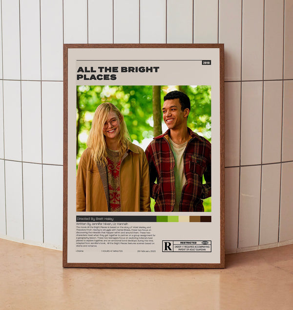 All the Bright Places Poster,Brett Haley, Minimalist Movie Poster