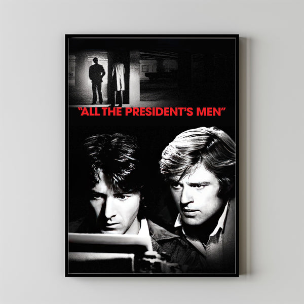 All the President's Men Movie Poster, Room Decor, Home Decor, Art Poster for Gift 1