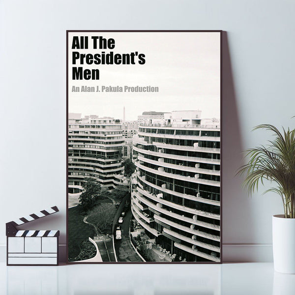 All the President's Men, Movie Poster, Wall Art Prints, Canvas Material Gift, Keepsake, Home Decor, Live Room Wall Art 1605236133