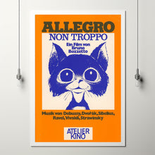 Allegro Non Troppo Movie Poster Print, Canvas Wall Art, Room Decor, Movie Art