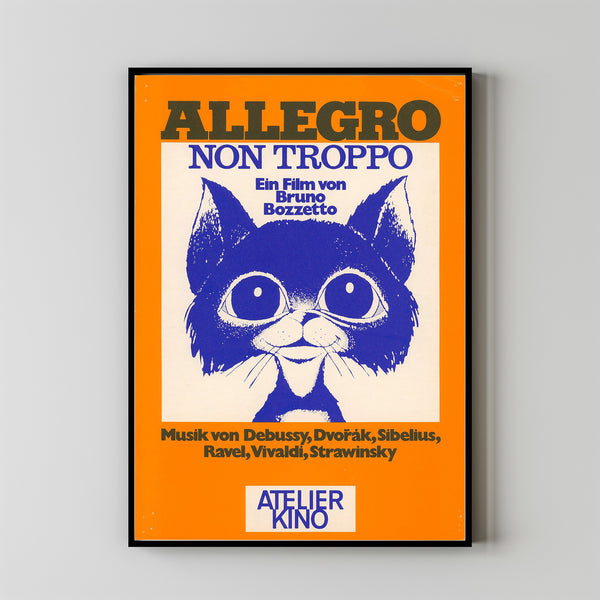 Allegro Non Troppo Movie Poster Print, Canvas Wall Art, Room Decor, Movie Art