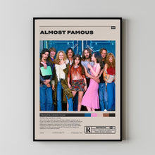 Almoust Famous Poster,Cameron Crowe, Minimalist Movie Poster