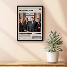Alpha House, Garry Trudeau, Minimalist Tv Series, Vintage Retro Art
