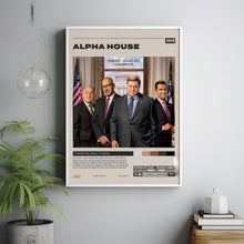 Alpha House, Garry Trudeau, Minimalist Tv Series, Vintage Retro Art