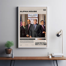 Alpha House, Garry Trudeau, Minimalist Tv Series, Vintage Retro Art