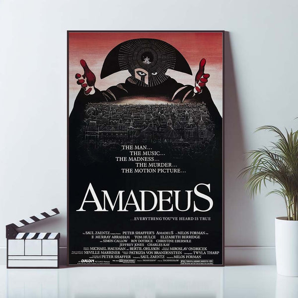 Amadeus Movie Poster, Canvas material poster, High Quality Print, Home Decor, Art Poster For Gift, Wall Art Print, keepsake 1643972020