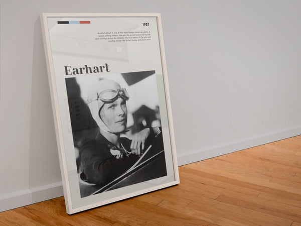Amelia Earhart Poster Wall Art Quote first female aviator Pilot Vintage  Poster  Art Gift 1550641430