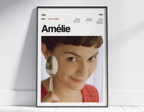 Amelie Movie Poster, Amelie Wall Decor, Amelie Poster Print, Movie Wall Decor, Vintage Retro Art Print, Amelie Poulain 1437955549
