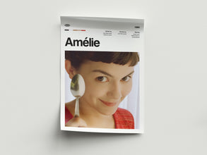 Amelie Movie Poster, Amelie Wall Decor, Amelie Poster Print, Movie Wall Decor, Vintage Retro Art Print, Amelie Poulain 1437955549