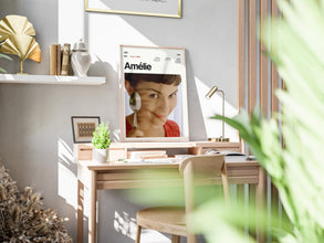 Amelie Movie Poster, Amelie Wall Decor, Amelie Poster Print, Movie Wall Decor, Vintage Retro Art Print, Amelie Poulain 1437955549