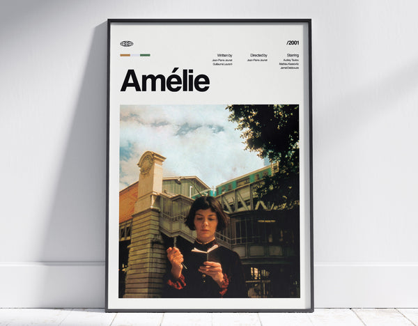 Amelie Movie Poster, Amelie Wall Decor, Amelie Poster Print, Vintage Retro Art Print, Amelie Poulain 1491562818