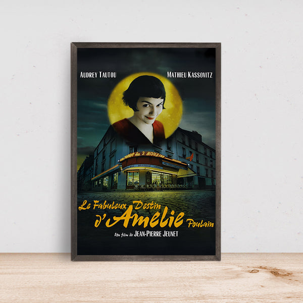 Amelie Poster, Classic Movie Vintage Poster Poster Horror- Room Decor Wall Art - Canvas Fabric Print - Poster Gift 1617657345
