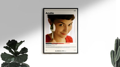 Amelie  Jean-Pierre Jeunet, Amélie  Minimalist Movie Poster, Vintage Retro Art Print, Custom Poster, Wall Art Print, Home Decor 1008186071