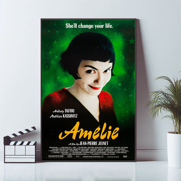 Amelie, Movie Poster, Wall Art Prints, Canvas Material Gift, Keepsake, Home Decor, Live Room Wall Art 1591891096