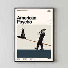 American Psycho Poster, Mary Harron Film, American Psycho Movie Poster, American Psycho Print, American Psycho Art, Film Art, Photo Art