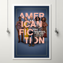 American Fiction Movie Poster Art Print Movie Posters Gift for Movie lovers