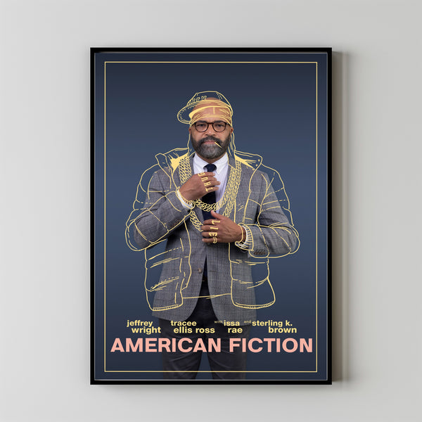 American Fiction Movie Poster Art Print Movie Posters Gift for Movie lovers 2